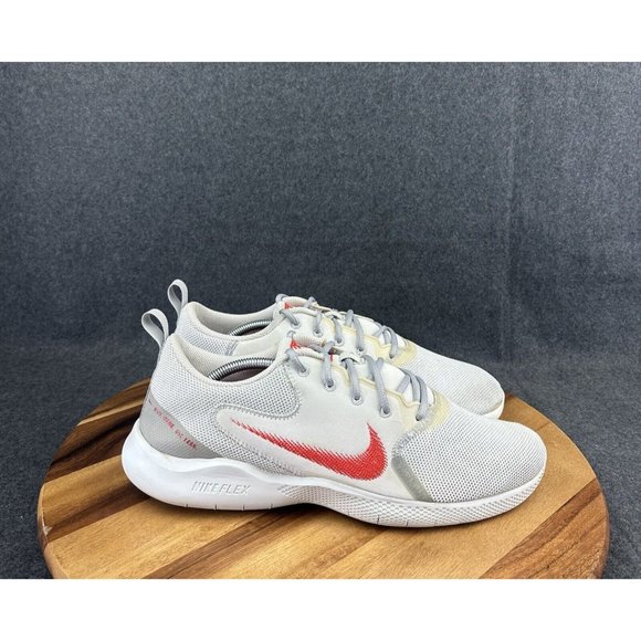Nike Women Size Flex Experience CI9960-009 White Red Running Shoes Sz 13 - Picture 1 of 12